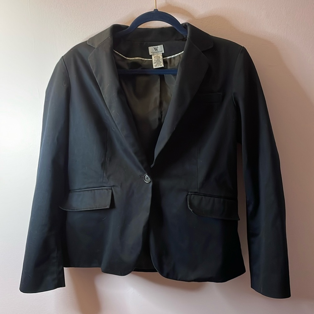 Women’s worthington blazer jacket size 12 black